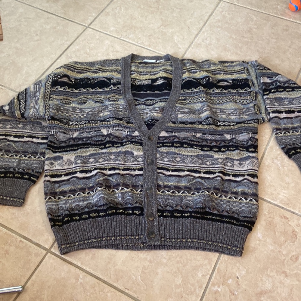 Vintage Florence Tricot Coogi Style Cardigan